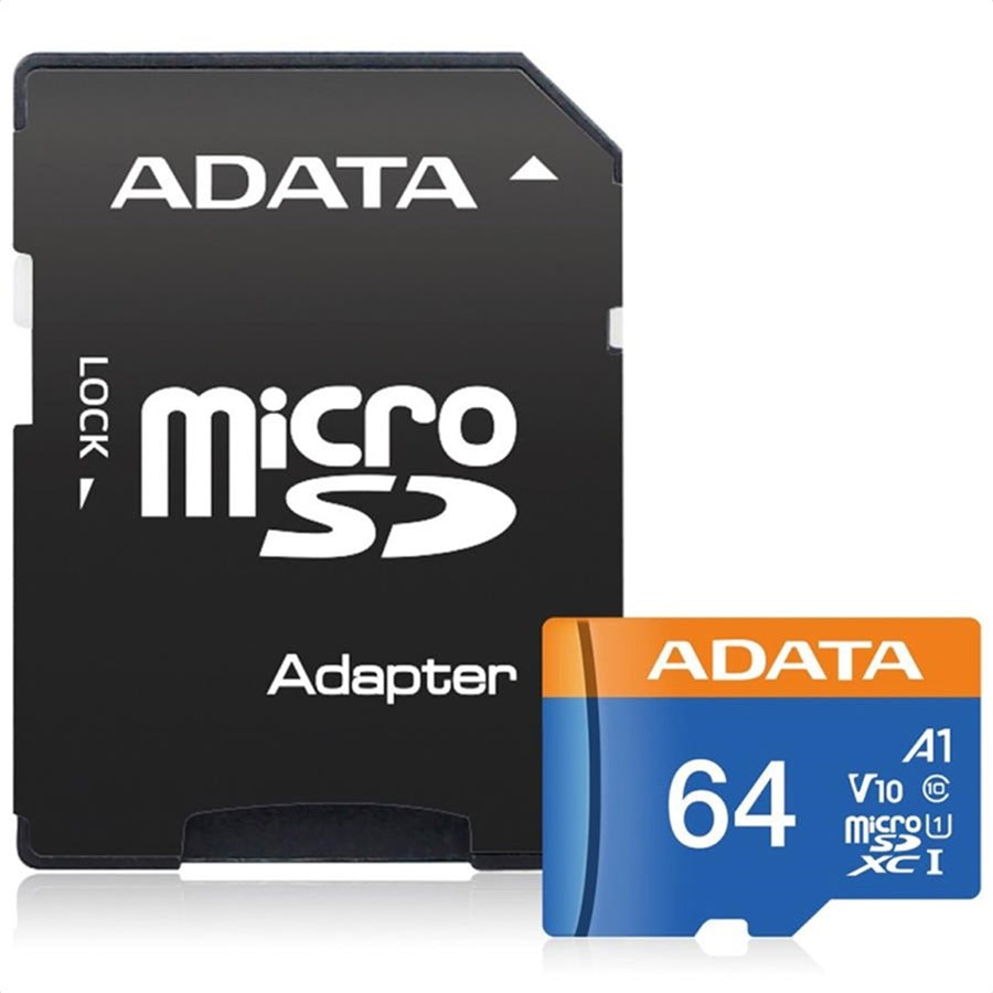 ADATA Micro SD Card (Class 10) 64G - Black