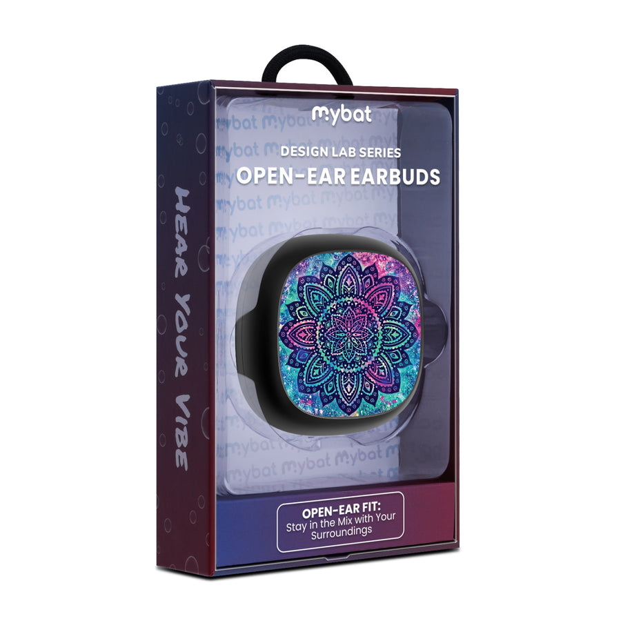 MyBat Design Lab Open-Ear Earbuds - Black - Cosmic Mandala - MFHSBTST251-165-10.jpg