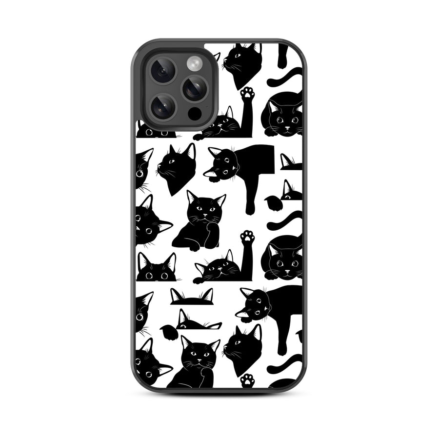 MyBat Design Lab Series Case for Apple iPhone 12 / 12 Pro (6.1) - Black Cats - MIP12PCSLESM017-3.jpg