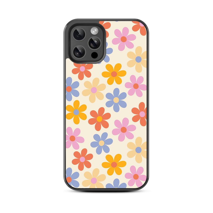 MyBat Design Lab Series Case for Apple iPhone 12 / 12 Pro (6.1) - Retro Daisies - MIP12PCSLESM137-3.jpg