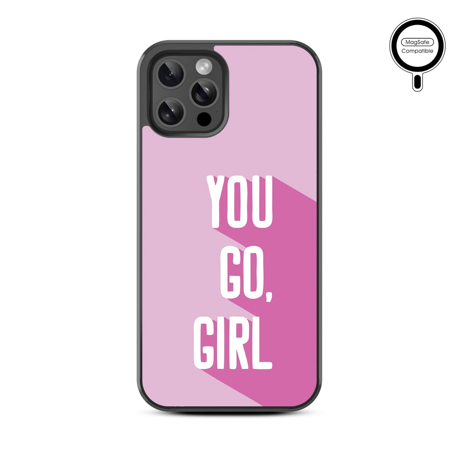 MyBat Design Lab Series MagSafe Case for Apple iPhone 12 / 12 Pro (6.1) - You Go, Girl - MIP12PCSLESMSM203-3.jpg