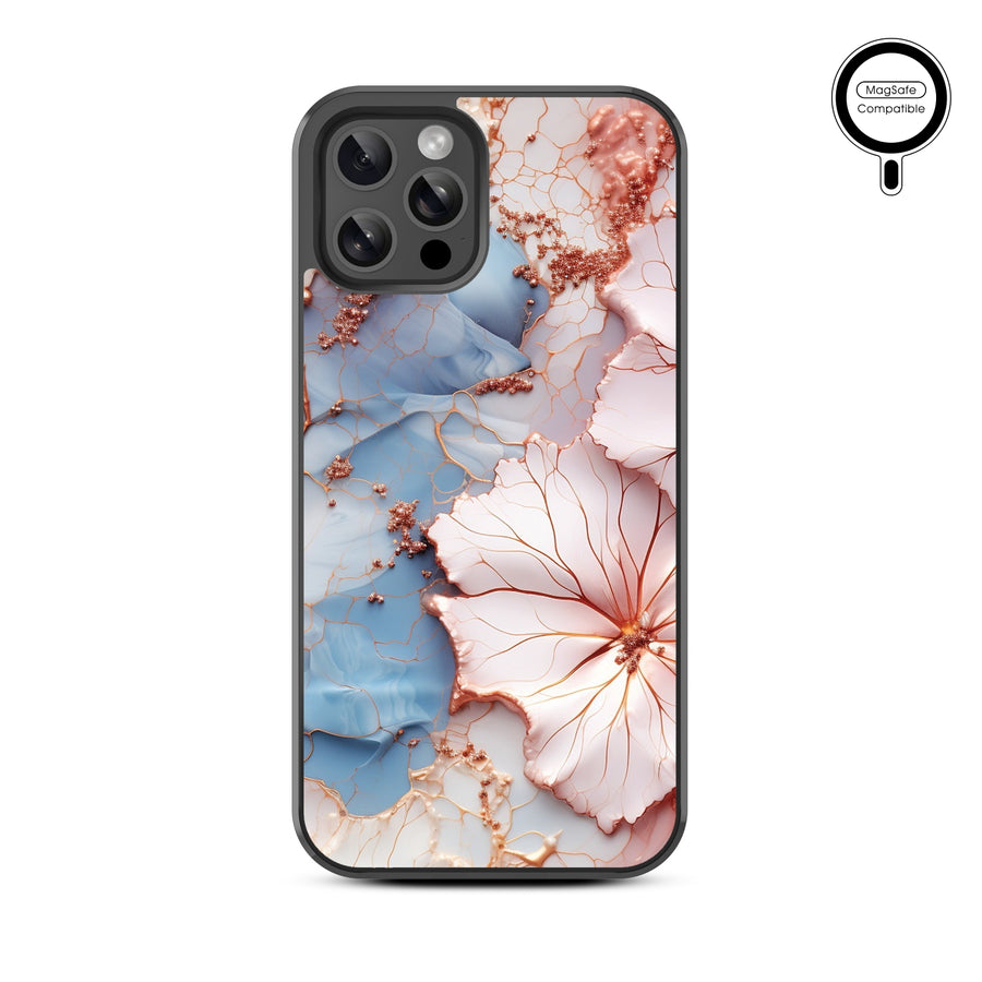 MyBat Design Lab Series MagSafe Case for Apple iPhone 12 / 12 Pro (6.1) - Petal Veins - MIP12PCSLESMSM214-3.jpg