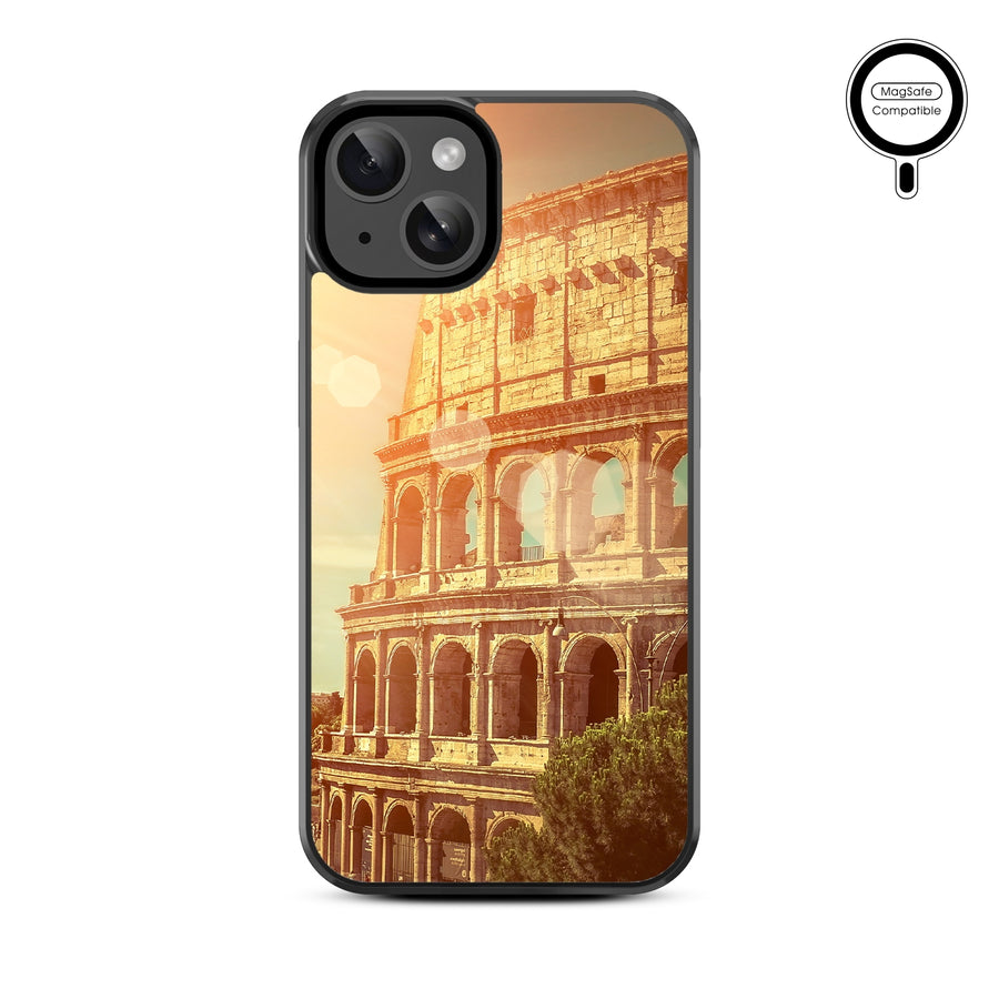 MyBat Design Lab Series MagSafe Case for Apple iPhone 17e / 16e / 14 / 13 - Roman Colosseum - MIP13CSLESMSM049-3.jpg