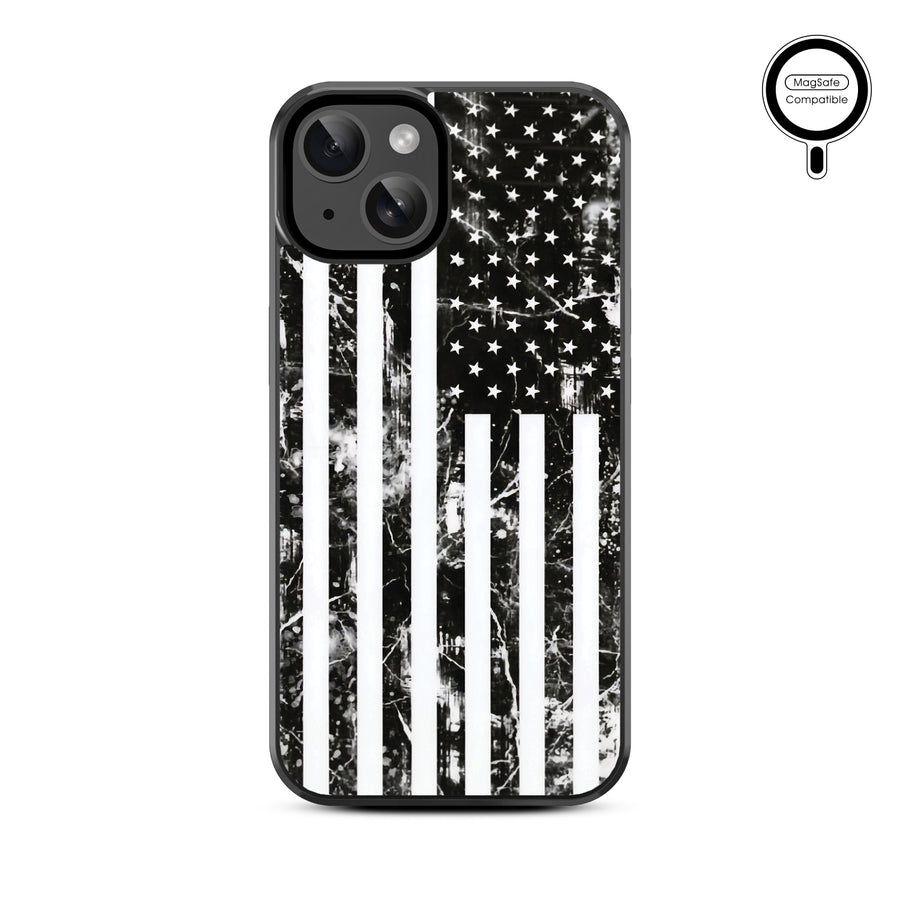 MyBat Design Lab Series MagSafe Case for Apple iPhone 17e / 16e / 14 / 13 - Distress US Flag - MIP13CSLESMSM344-3.jpg