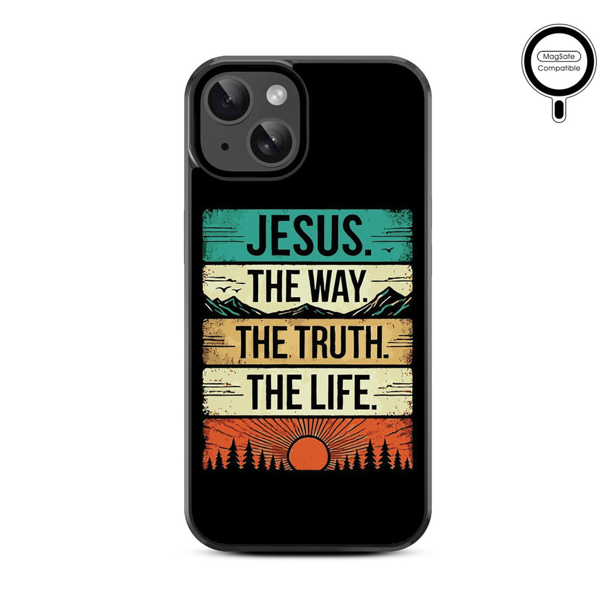 MyBat Design Lab Series MagSafe Case for Apple iPhone 17e / 16e / 14 / 13 - Jesus - MIP13CSLESMSM351-3.jpg