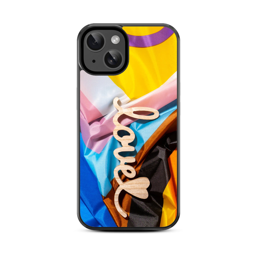 MyBat Design Lab Series Case for Apple iPhone 17e / 16e / 14 / 13 - Love is Love - MIP14CSLESM037-3.jpg