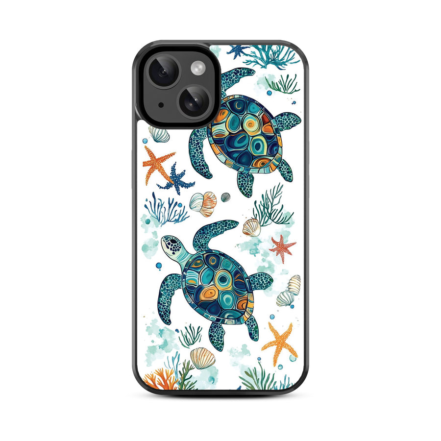 MyBat Design Lab Series Case for Apple iPhone 17e / 16e / 14 / 13 - Sea Turtles - MIP14CSLESM375-3.jpg