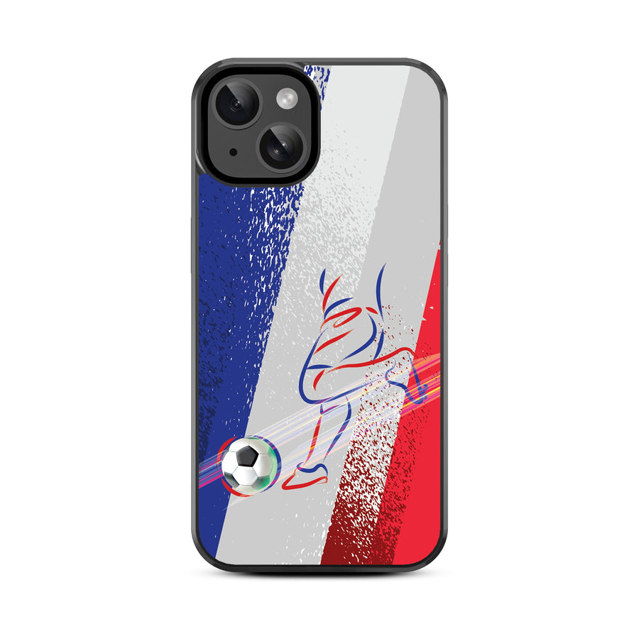 MyBat Design Lab Series Case for Apple iPhone 17e / 16e / 14 / 13 – France Soccer - MIP14CSLESM511-3.jpg