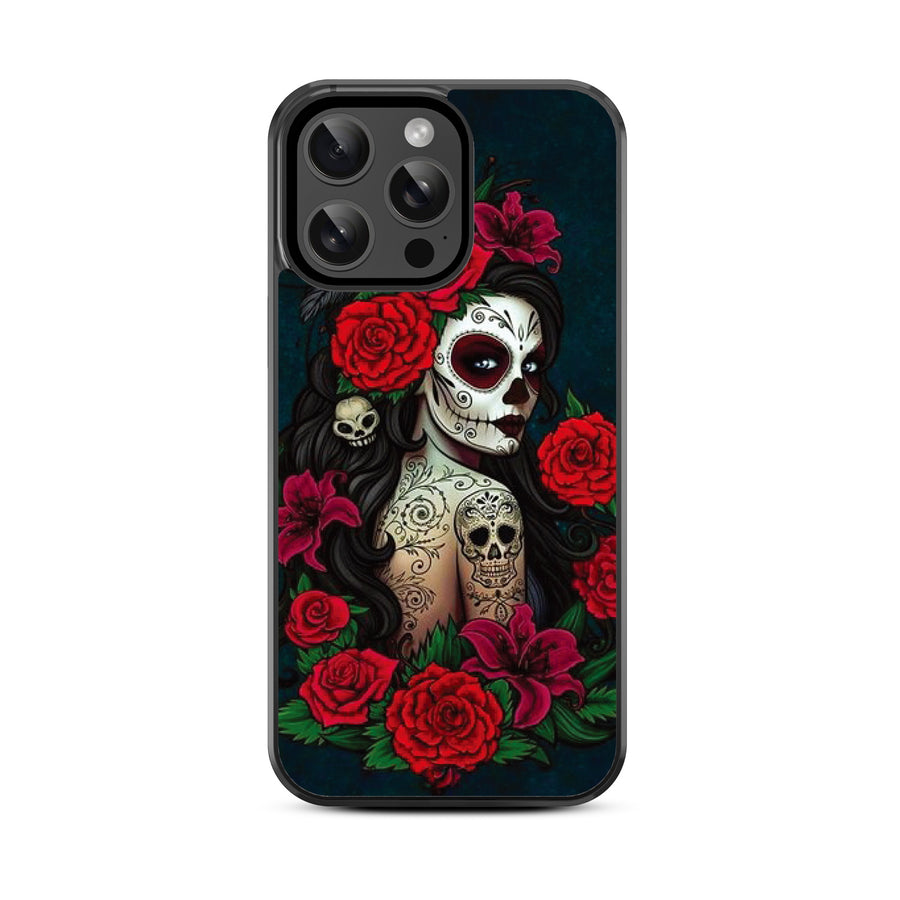 MyBat Design Lab Series Case for Apple iPhone 14 Pro (6.1) - Lady Of The Dead - MIP14PCSLESM189-3.jpg
