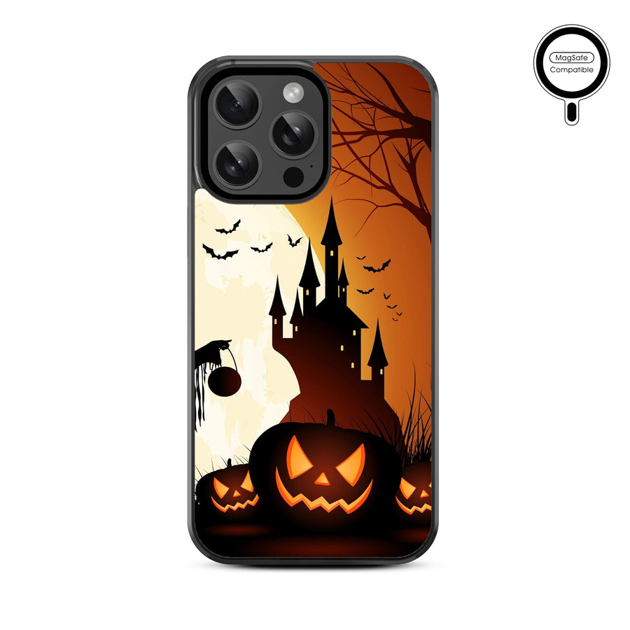 MyBat Design Lab Series MagSafe Case for Apple iPhone 14 Pro Max (6.7) - Spooky Pumpkin Patch - MIP14PMCSLESMSM163-3.jpg