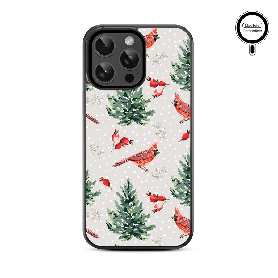 MyBat Design Lab Series MagSafe Case for Apple iPhone 14 Pro Max (6.7) - Winter Cardinals - MIP14PMCSLESMSM298-3.jpg