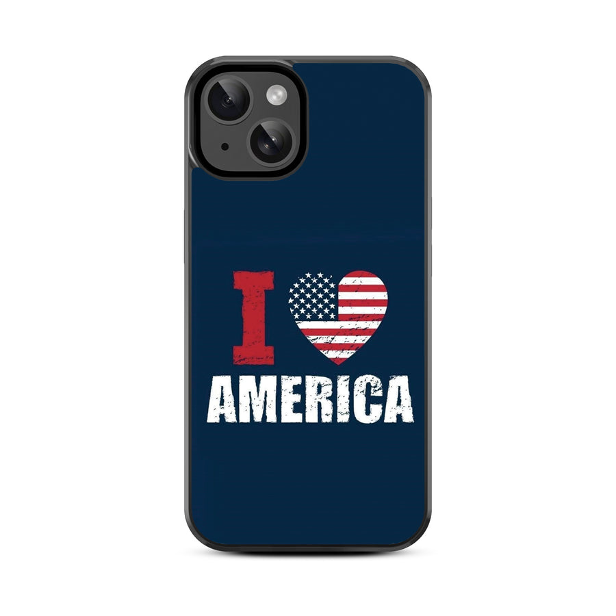 MyBat Design Lab Series Case for Apple iPhone 15 (6.1) - I Love America - MIP15CSLESM358-3.jpg