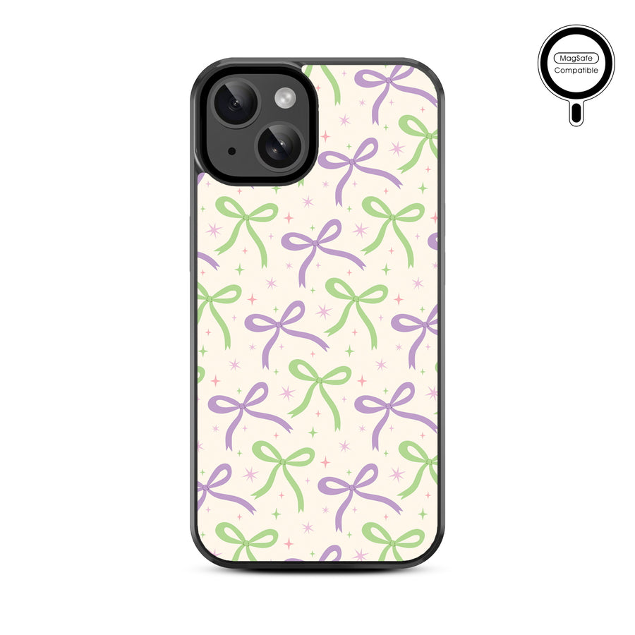 MyBat Design Lab Series MagSafe Case for Apple iPhone 15 - Blooming Bows - MIP15CSLESMSM493-3.jpg