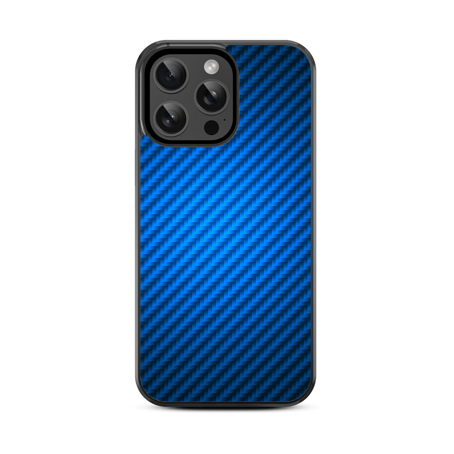 MyBat Design Lab Series Case for Apple iPhone 15 Pro Max (6.7) - Blue Carbon Fiber - MIP15PMCSLESM084-3.jpg