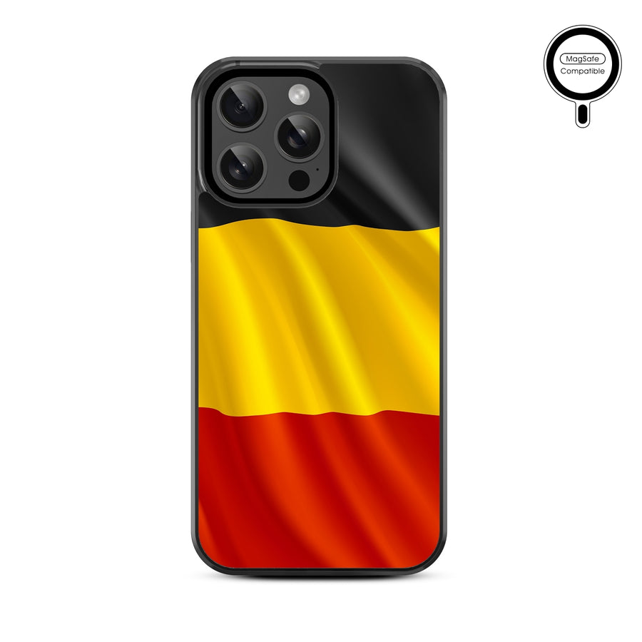 MyBat Design Lab Series MagSafe Case for Apple iPhone 15 Pro Max (6.7) - Belgium Flag - MIP15PMCSLESMSM142-3.jpg