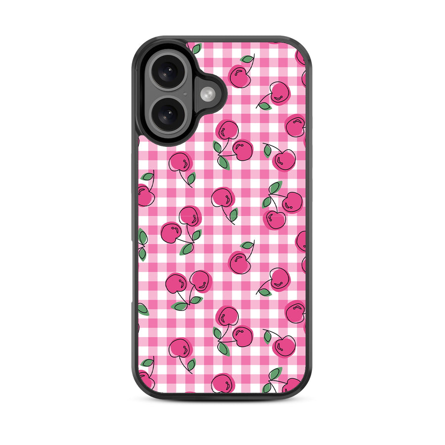 MyBat Design Lab Series Case for Apple iPhone 16 - Pink Cherries - MIP16CSLESM100-3.jpg