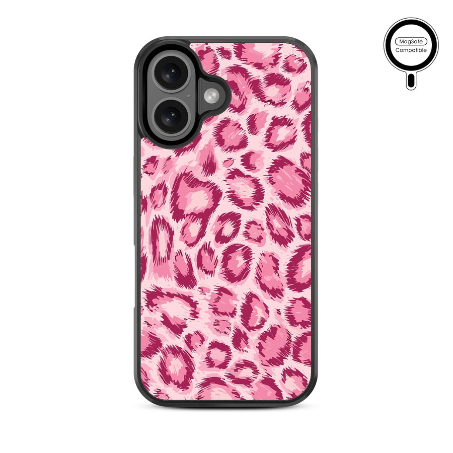 MyBat Design Lab Series MagSafe Case for Apple iPhone 16 - Pink Leopard Print - MIP16CSLESMSM007-3.jpg