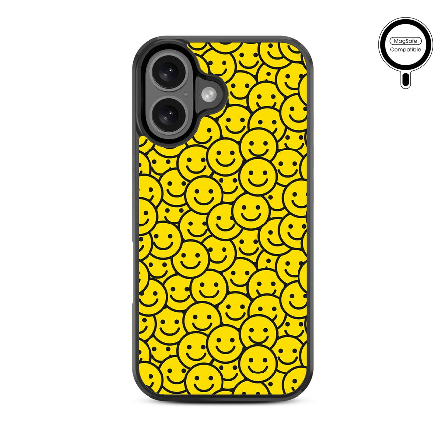 MyBat Design Lab Series MagSafe Case for Apple iPhone 16 - Smiley Faces - MIP16CSLESMSM097-3.jpg