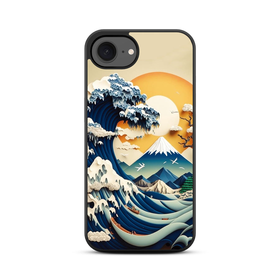 MyBat Design Lab Series Case for Apple iPhone 17e / 16e - The Great Wave - MIP16ECSLESM177-3.jpg