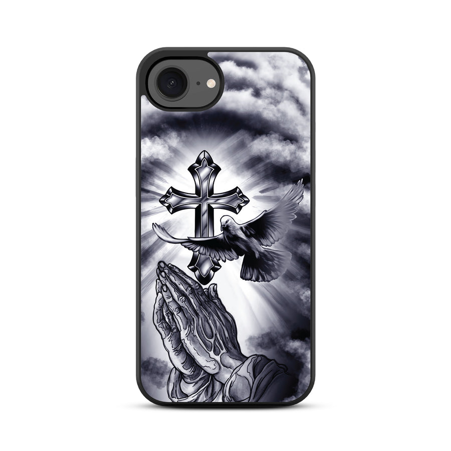 MyBat Design Lab Series Case for Apple iPhone 17e / 16e - Faithful Prayer - MIP16ECSLESM268-3.jpg