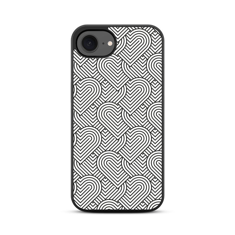 MyBat Design Lab Series Case for Apple iPhone 17e / 16e - Hearts Aligned - MIP16ECSLESM331-3.jpg