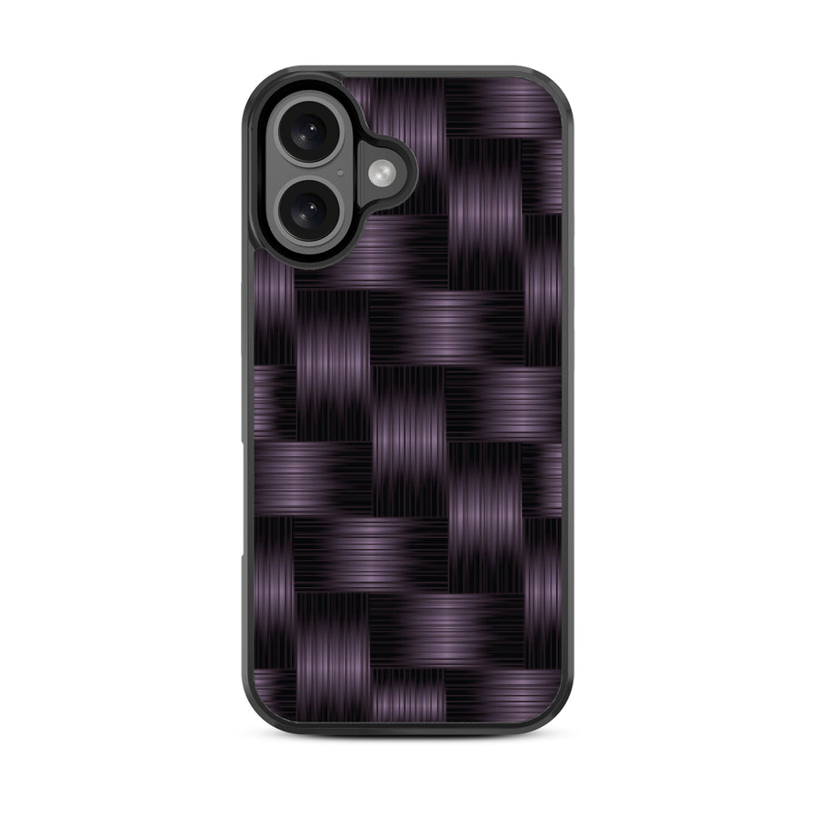 MyBat Design Lab Series Case for Apple iPhone 16 Plus - Woven Carbon Fiber - MIP16MCSLESM085-3.jpg