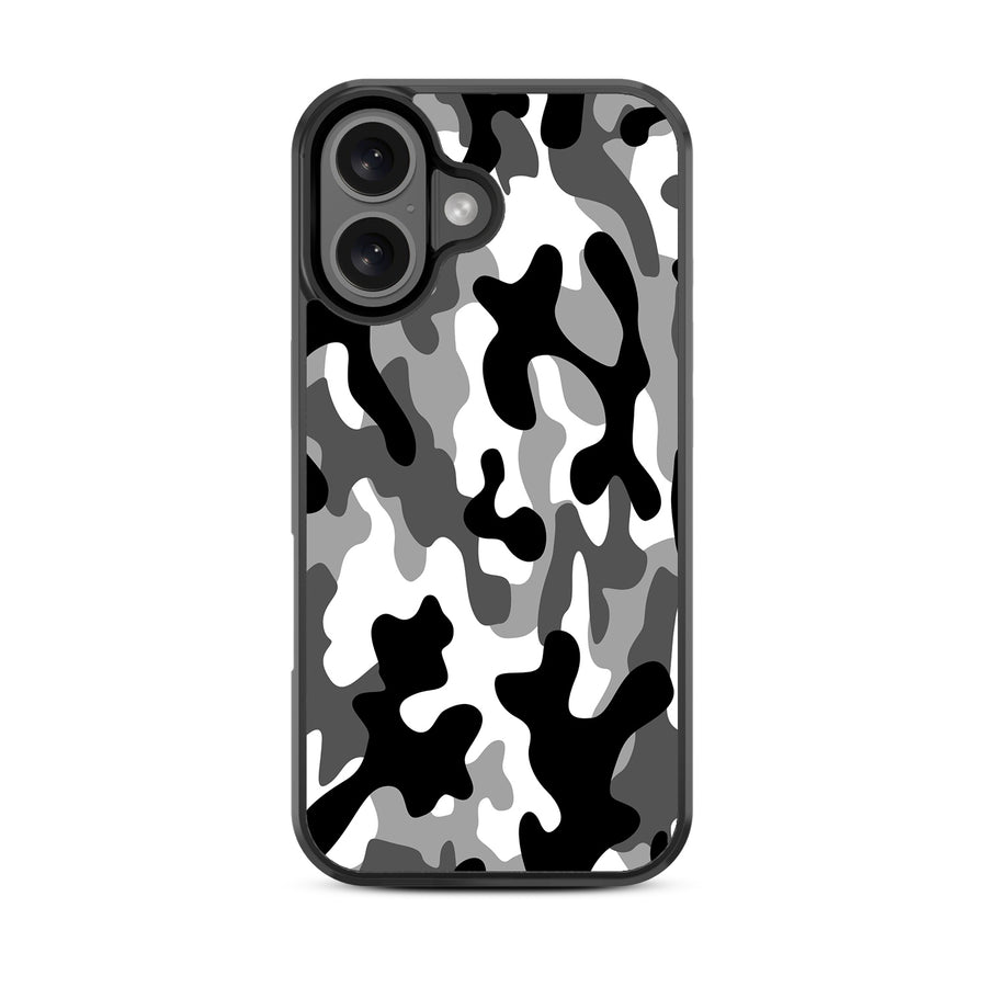 MyBat Design Lab Series Case for Apple iPhone 16 Plus - Black & White Camouflage - MIP16MCSLESM122-3.jpg