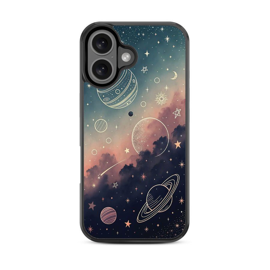 MyBat Design Lab Series Case for Apple iPhone 16 Plus - Planets and Stars - MIP16MCSLESM356-3.jpg