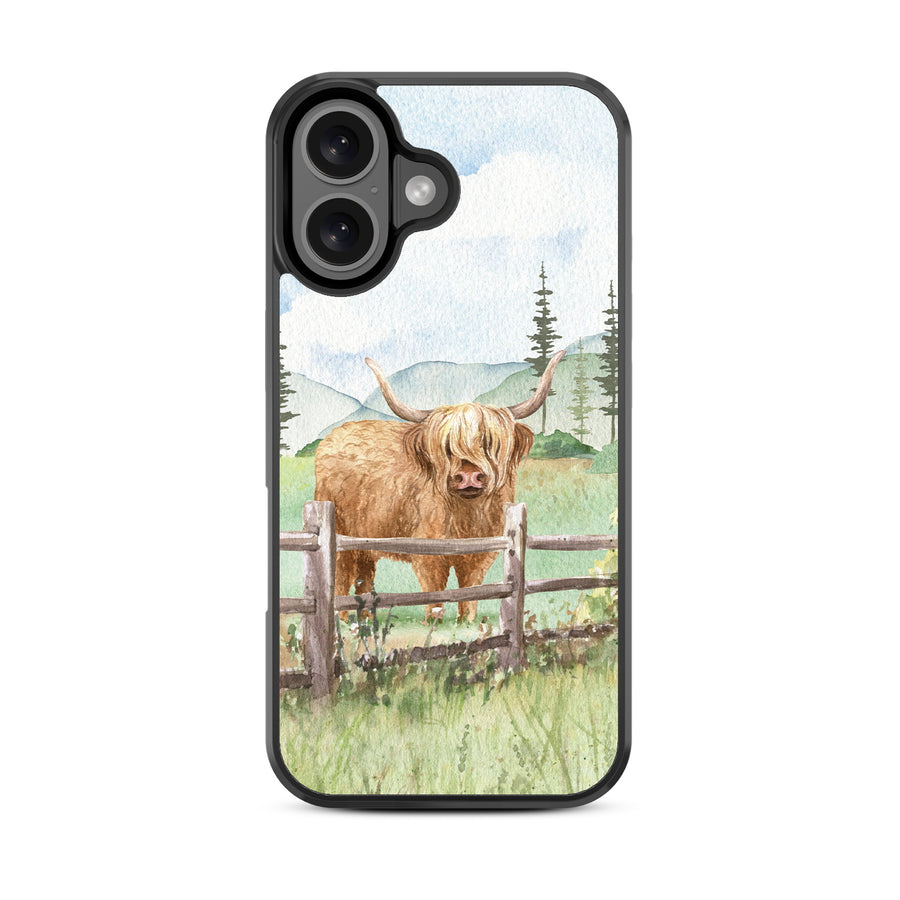 MyBat Design Lab Series Case for Apple iPhone 16 Plus - Highland Cow - MIP16MCSLESM470-3.jpg