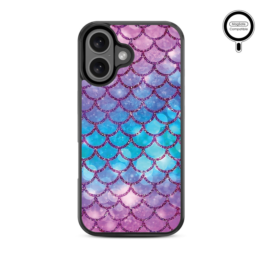 MyBat Design Lab Series MagSafe Case for Apple iPhone 16 Plus - Mermaid Scales - MIP16MCSLESMSM458-3.jpg