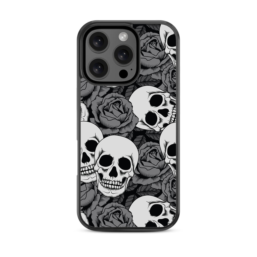 MyBat Design Lab Series Case for Apple iPhone 16 Pro - Skull Garden - MIP16PCSLESM081-3.jpg
