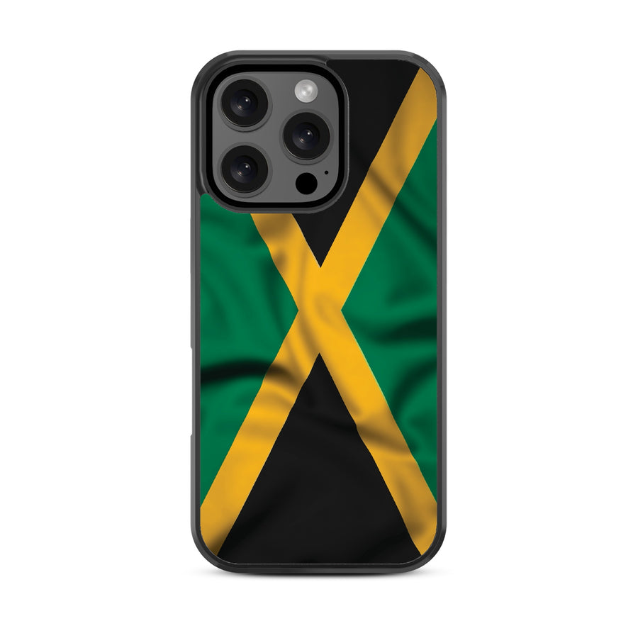 MyBat Design Lab Series Case for Apple iPhone 16 Pro - Jamaica Flag - MIP16PCSLESM310-3.jpg