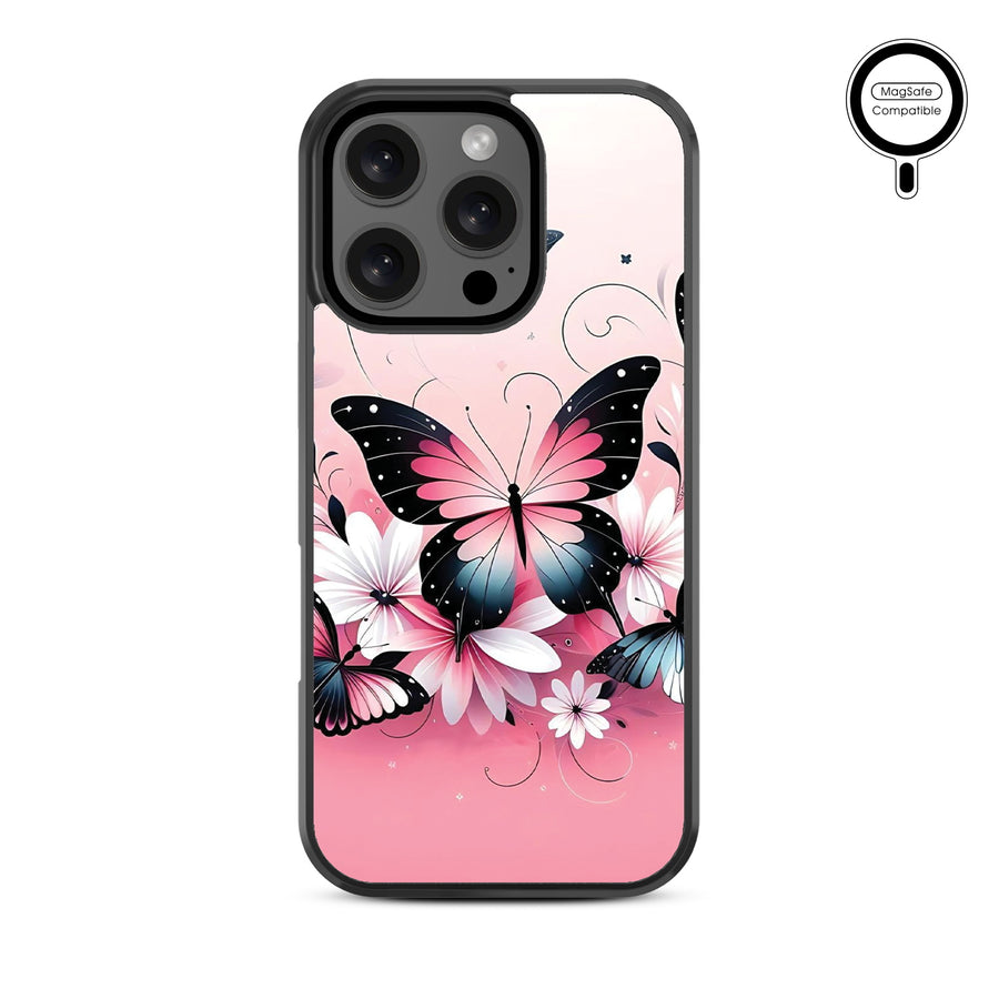 MyBat Design Lab Series MagSafe Case for Apple iPhone 16 Pro - Butterfly Bouquet - MIP16PCSLESMSM184-3.jpg
