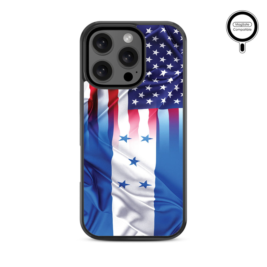 MyBat Design Lab Series MagSafe Case for Apple iPhone 16 Pro - Honduras-USA Flag - MIP16PCSLESMSM263-3.jpg