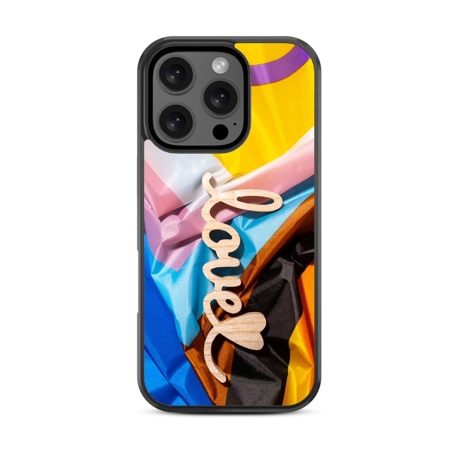 MyBat Design Lab Series Case for Apple iPhone 16 Pro Max - Love is Love - MIP16PMCSLESM037-3.jpg