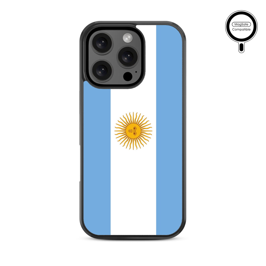 MyBat Design Lab Series MagSafe Case for Apple iPhone 16 Pro Max - Argentinian Flag - MIP16PMCSLESMSM031-3.jpg