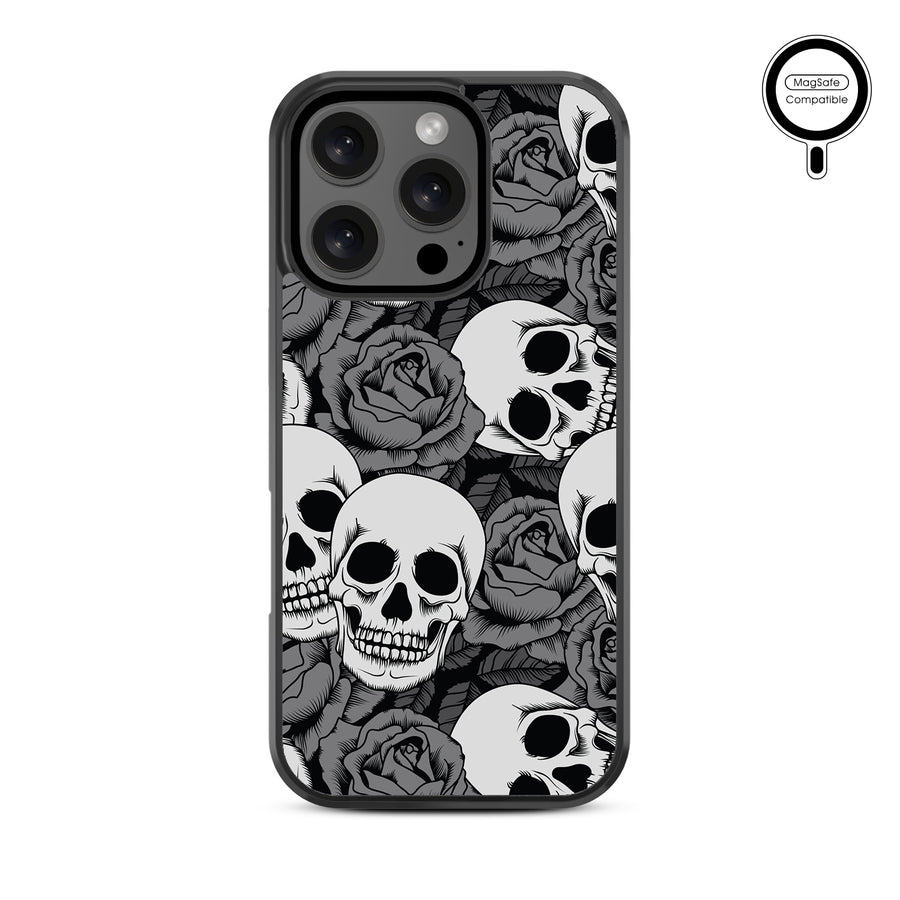 MyBat Design Lab Series MagSafe Case for Apple iPhone 16 Pro Max - Skull Garden - MIP16PMCSLESMSM081-3.jpg