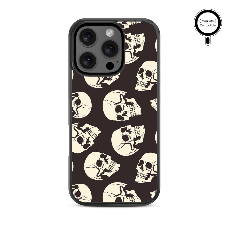 MyBat Design Lab Series MagSafe Case for Apple iPhone 16 Pro Max - Bone Heads - MIP16PMCSLESMSM411-3.jpg