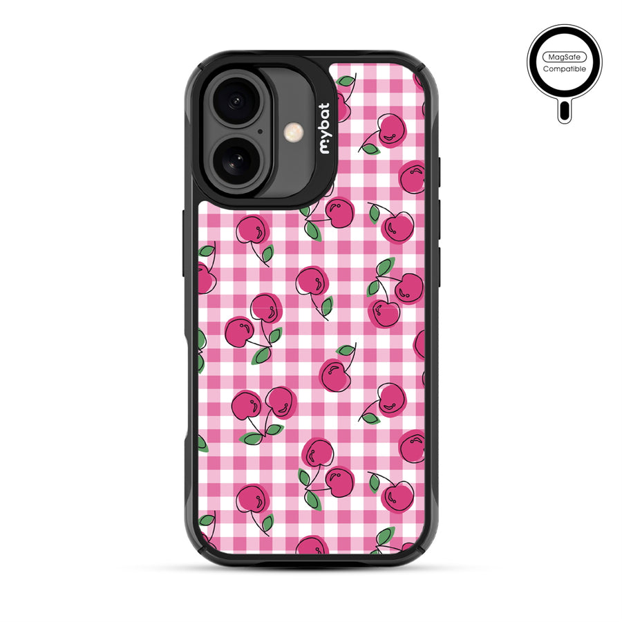 MyBat Design Lab Series MagSafe Case for Apple iPhone 17 - Pink Cherries - MIP17CSLESMSMP100-3.jpg