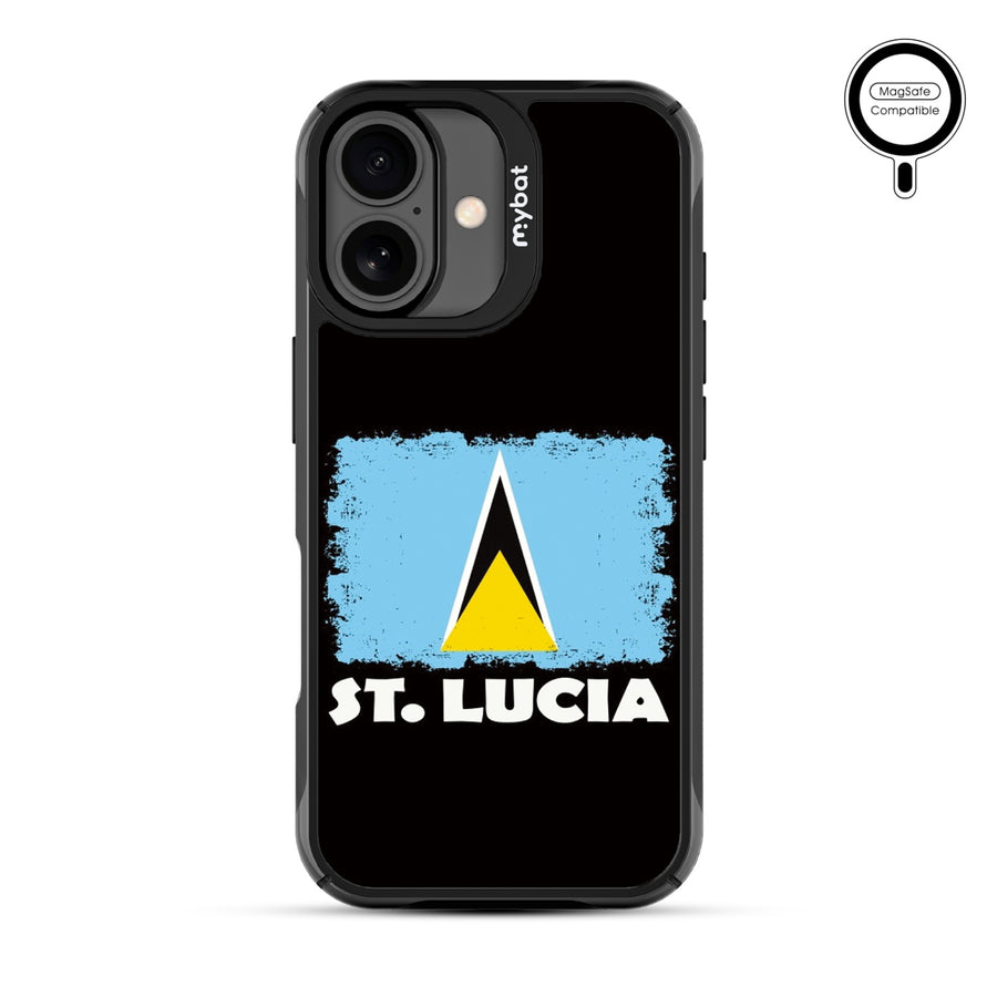 MyBat Design Lab Series MagSafe Case for Apple iPhone 17 - St. Lucia Flag - MIP17CSLESMSMP262-3.jpg