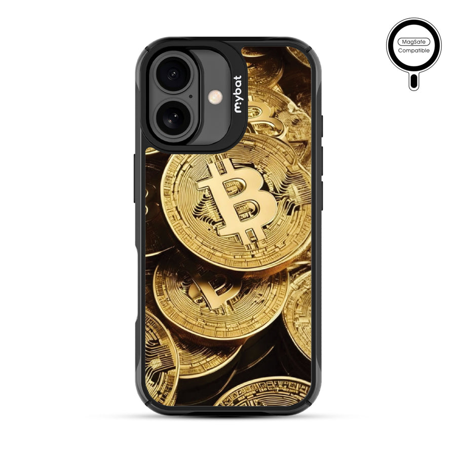 MyBat Design Lab Series MagSafe Case for Apple iPhone 17 - Bitcoin - MIP17CSLESMSMP357-3.jpg
