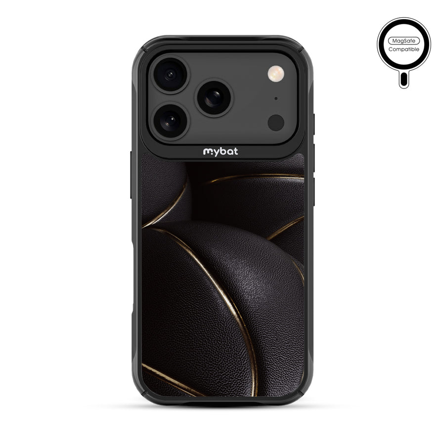 MyBat Design Lab Series MagSafe Case for Apple iPhone 17 Pro - Black Basketballs - MIP17PCSLESMSMP090-3.jpg