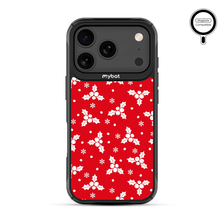 MyBat Design Lab Series MagSafe Case for Apple iPhone 17 Pro - Merry Mistletoe - MIP17PCSLESMSMP290-3.jpg