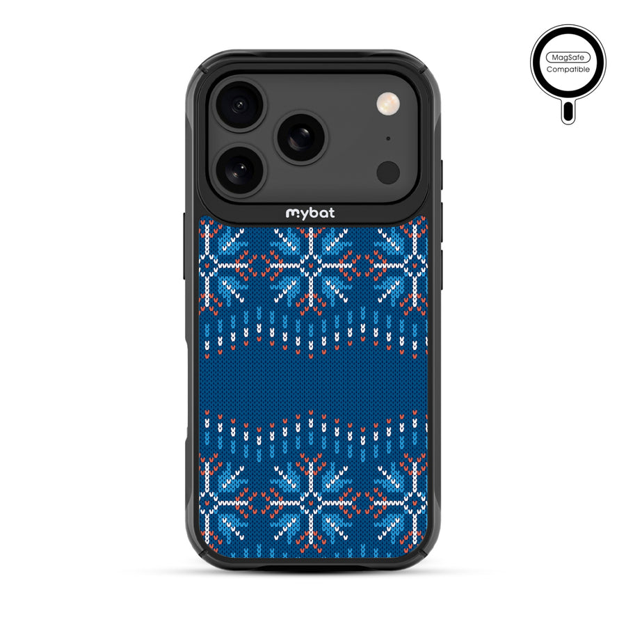 MyBat Design Lab Series MagSafe Case for Apple iPhone 17 Pro - Nordic Holiday Knit - MIP17PCSLESMSMP302-3.jpg