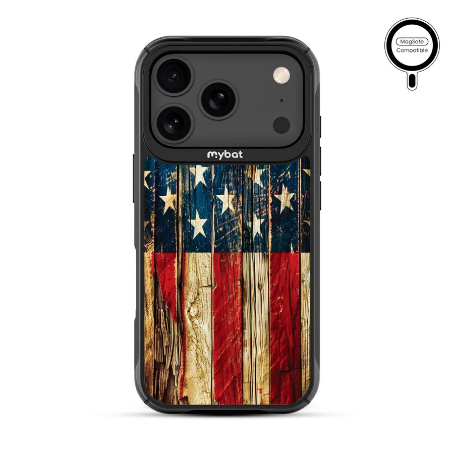 MyBat Design Lab Series MagSafe Case for Apple iPhone 17 Pro - US Painted Flag - MIP17PCSLESMSMP381-3.jpg