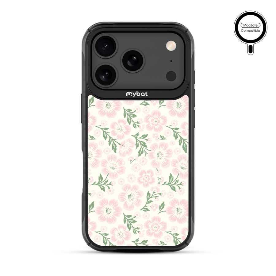 MyBat Design Lab Series MagSafe Case for Apple iPhone 17 Pro - Pink Posies - MIP17PCSLESMSMP473-3.jpg
