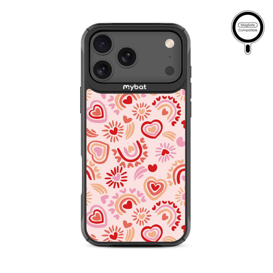 MyBat Design Lab Series MagSafe Case for Apple iPhone 17 Pro Max - Beaming Love - MIP17PMCSLESMSMP095-3.jpg