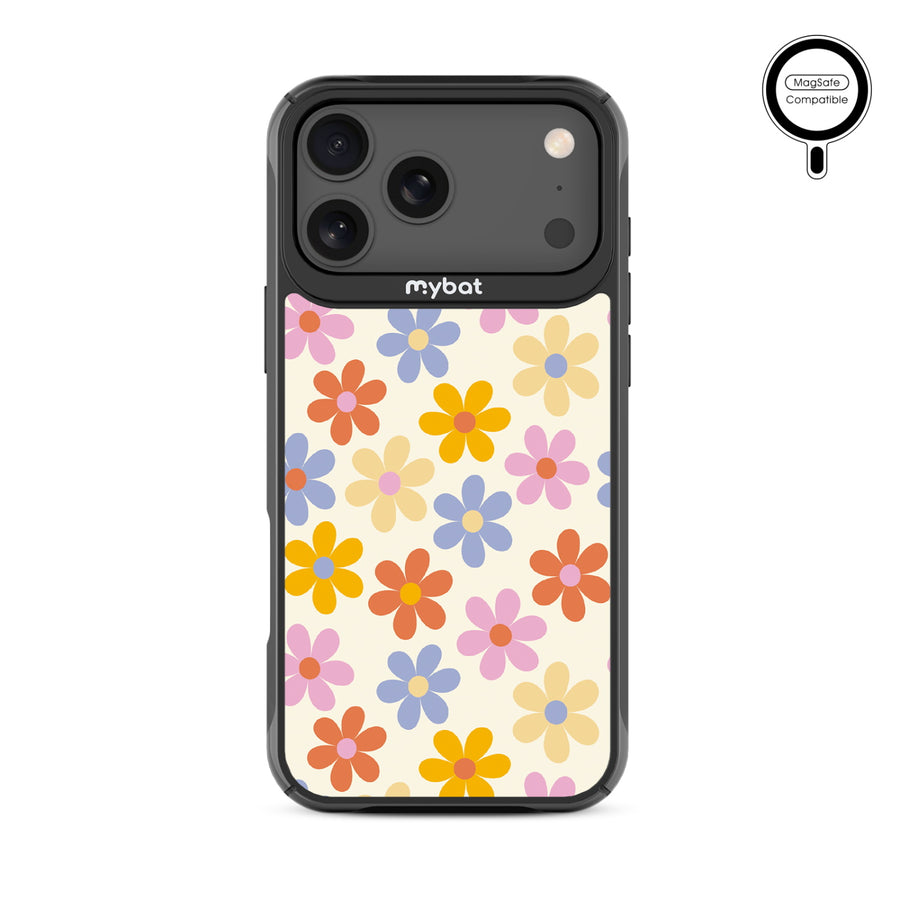 MyBat Design Lab Series MagSafe Case for Apple iPhone 17 Pro Max - Retro Daisies - MIP17PMCSLESMSMP137-3.jpg