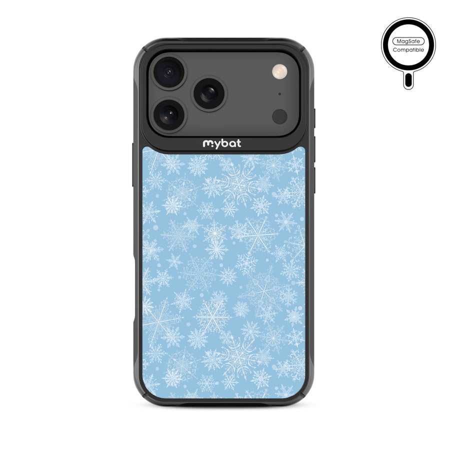 MyBat Design Lab Series MagSafe Case for Apple iPhone 17 Pro Max - Blue Snowflakes - MIP17PMCSLESMSMP283-3.jpg