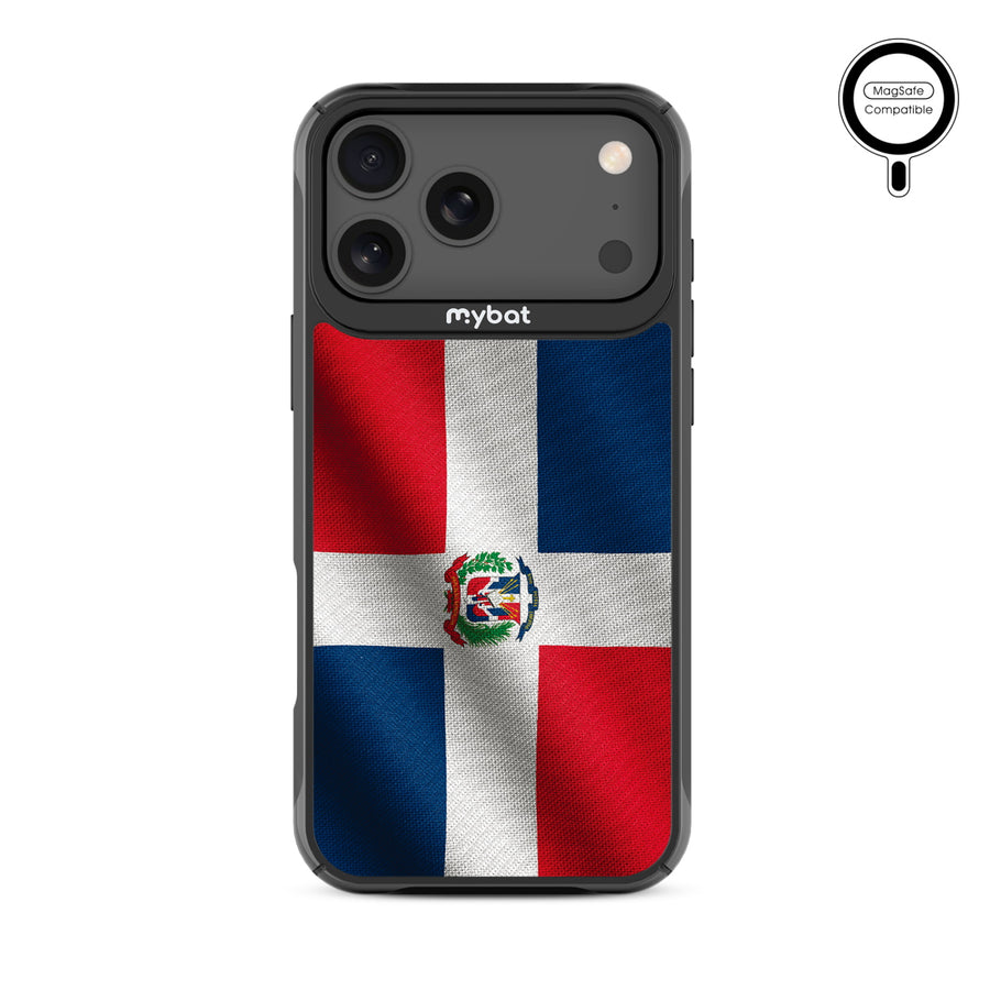MyBat Design Lab Series MagSafe Case for Apple iPhone 17 Pro Max - Dominican Republic Flag - MIP17PMCSLESMSMP307-3.jpg